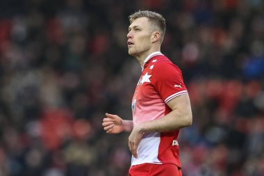 Barnsley 'den Sam Cosgrove Sky Bet Ligi 1 maçında Barnsley ile Leyton Orient arasında 10 Şubat 202' de Oakwell, Barnsley, İngiltere 'de oynanacak.