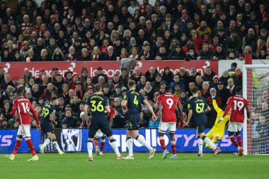 Newcastle United 'tan Bruno Guimares Premier League maçında Nottingham Forest Newcastle United' a karşı 10 Şubat 2024 'te City Ground, Nottingham, İngiltere' de 0-1 'lik skorla gol attı.