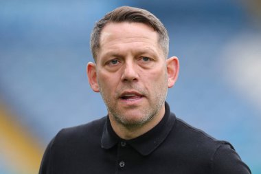 Leam Richardson, Rotherham United 'ın menajeri, 10 Şubat 202' de Leeds Road, Leeds, İngiltere 'de oynanan Sky Bet Şampiyonası karşılaşması öncesinde Elland Road Stadyumu' na geldi.