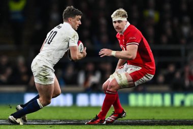 İngiltere 'den George Ford, 10 Şubat 202' de Twickenham Stadyumu 'nda oynanan 2024 Guinness 6 Milletle İngiltere - Galler maçında ilk hamlesini yaptı.