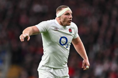 İngiltere 'den Sam Underhill, 2024 Guinness 6 Milletler, İngiltere' ye karşı Twickenham Stadyumu, Twickenham, Birleşik Krallık, 10 Şubat 202