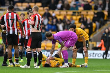 Wolverhampton Wanderers takımından Matheus Cunha, Premier Lig maçında Wolverhampton Wanderers 'a karşı Molineux, Wolverhampton, Birleşik Krallık' ta 10 Şubat 202 'de oynanan maçta sakatlandı.