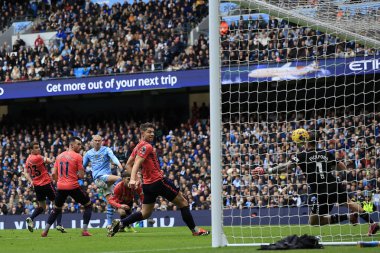 Manchester City 'den Erling Haaland Premier League maçında 10 Şubat 202' de Etihad Stadyumu 'nda Everton' a karşı 1-0 berabere kaldı.