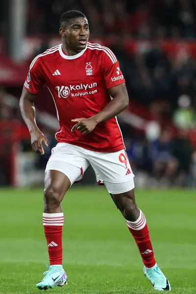 Taiwo Awoniyi Nottingham Forest Durante Partido Premier League Nottingham Forest — Foto de Stock