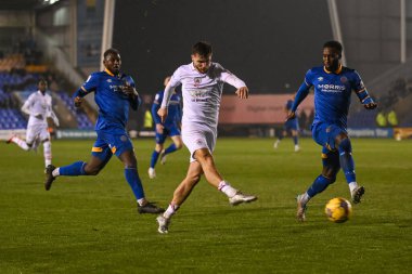 Barnsley 'den John McAtee, 13 Şubat 202' de Croud Meadow, Shrewsbury, İngiltere 'deki Shrewsbury Town-Barnsley maçında gol atıyordu.