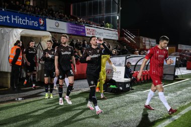 Blackpool 'dan James Husband, 13 Şubat 202' de Cheltenham Town 'a karşı Blackpool' da oynanan Gökyüzü İddia Ligi 1 maçında oyuncularına liderlik ediyor.