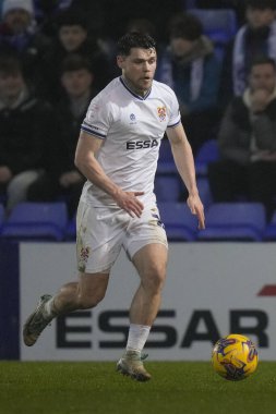 Tranmere Rovers 'dan Lee O' Connor Gökyüzü İddia Ligi 2 karşılaşmasında Tranmere Rovers, Morecambe 'ye karşı Prenton Park, Birkenhead, Birleşik Krallık, 13 Şubat 202