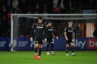 Blackpool 'dan Kyle Joseph, 13 Şubat 202' de Cheltenham Town 'a karşı Blackpool' da oynanan Gökyüzü İddia Ligi 1 maçında 1-0 berabere kalma golünü attı.