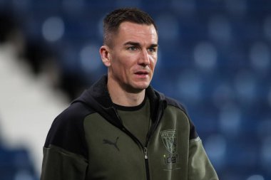 West Bromwich Albion takımından Jed Wallace, West Bromwich Albion 'a karşı Southampton' un 16 Şubat 202 'de oynadığı The Hawthorns, West Bromwich, İngiltere' deki Sky Bet Şampiyonası maçından önce geldi.