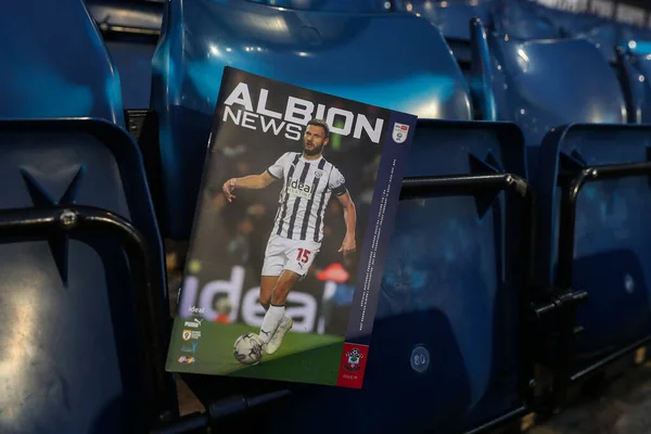 Erik Pieters West Bromwich Albion Front Cover Todays Match Day — Stock Photo, Image