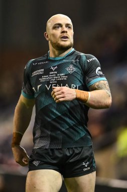 Huddersfield Giants 'tan Adam Swift Betfred Süper Lig 1. Raundunda Leigh Leopards' a karşı Huddersfield Giants Leigh Spor Köyü, Leigh, İngiltere, 16 Şubat 202