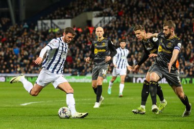 West Bromwich Albion 'dan John Swift' in, 16 Şubat 202 'de Birleşik Krallık' ta The Hawthorns, West Bromwich, Southampton maçında West Bromwich Albion ile oynadığı Sky Bet Şampiyonası maçında gol atma şansı var.