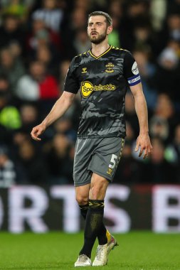 Southampton 'dan Jack Stephens, Sky Bet Şampiyonası maçı sırasında West Bromwich Albion, Southampton' a karşı The Hawthorns, West Bromwich, İngiltere, 16 Şubat 202