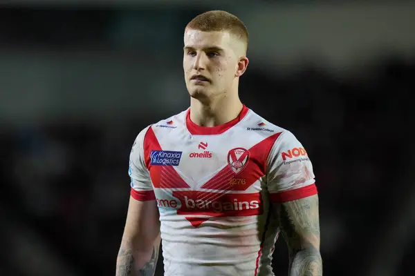 George Delaney Helens Betfred Super League Match Helens London Broncos — Stockfoto