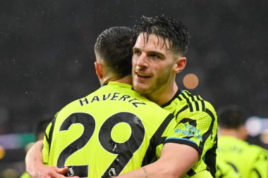 Arsenal 'den Kai Havertz Premier Lig maçında 0-5 öne geçiyor Burnley, Burnley' e karşı Turf Moor, İngiltere, 17 Şubat 202