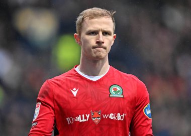 Blackburn Rovers 'dan Aynsley Pears, 17 Şubat 202' de İngiltere 'nin Deepdale kentinde Preston North End ve Blackburn Rovers maçında