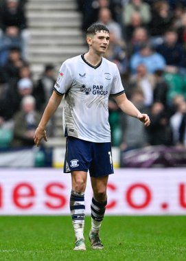 Preston North End 'den Layton Stewart, 17 Şubat 202' de Preston North End - Blackburn Rovers maçında