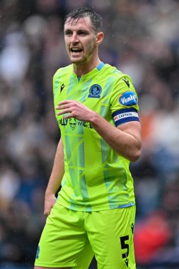 Blackburn Rovers 'dan Dominic Hyam, 17 Şubat 202' de İngiltere 'nin Deepdale kentinde Preston North End ve Blackburn Rovers maçında