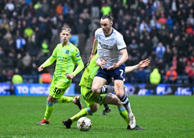 Preston North End 'den Keane 17 Şubat 202' de İngiltere 'nin Deepdale kentinde oynanan Gökyüzü İddia Şampiyonası' nda Blackburn Rovers 'a karşı Preston North End maçında topu ileri atacak mı?
