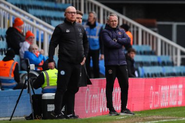 Neil Critchley, İngiltere 'nin Peteron Homes Stadyumu' nda 17 Şubat 202 'de oynanan 1. Gökyüzü İddia Ligi karşılaşmasında Blackpool teknik direktörü Peterborough United' a karşı.