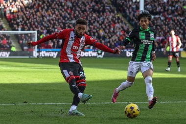 Sheffield United takımından Jayden Bogle, 18 Şubat 202 'de İngiltere' nin Sheffield Lane kentinde oynanan Premier League maçında Sheffield United ve Hove Albion maçında gol attı.