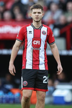 Sheffield United 'dan James McAtee Premier League maçında Sheffield United ve Hove Albion' a karşı Bramall Lane, Sheffield, İngiltere, 18 Şubat 202
