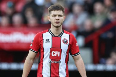 Sheffield United 'dan James McAtee Premier League maçında Sheffield United ve Hove Albion' a karşı Bramall Lane, Sheffield, İngiltere, 18 Şubat 202