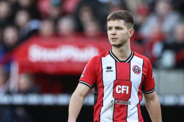 Sheffield United 'dan James McAtee Premier League maçında Sheffield United ve Hove Albion' a karşı Bramall Lane, Sheffield, İngiltere, 18 Şubat 202