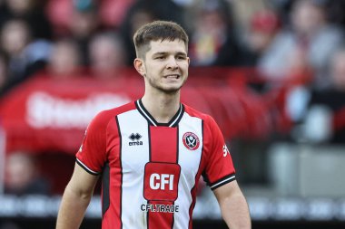 Sheffield United 'dan James McAtee Premier League maçında Sheffield United ve Hove Albion' a karşı Bramall Lane, Sheffield, İngiltere, 18 Şubat 202
