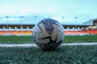 Bristol Street Motors Kupası Bristol Street Motors Kupası yarı final karşılaşması öncesinde Blackpool-Peterborough United ile Bloomfield Road, Blackpool, İngiltere, 20 Şubat 202