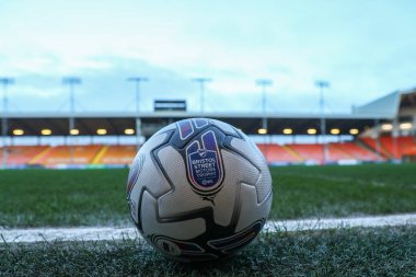 Bristol Street Motors Kupası Bristol Street Motors Kupası yarı final karşılaşması öncesinde Blackpool-Peterborough United ile Bloomfield Road, Blackpool, İngiltere, 20 Şubat 202