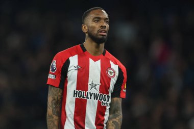 Brentford 'dan Ivan Toney Premier League maçı sırasında Manchester City ile Brentford arasında Etihad Stadyumu, Manchester, İngiltere, 20 Şubat 202