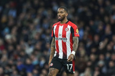 Brentford 'dan Ivan Toney Premier League maçı sırasında Manchester City ile Brentford arasında Etihad Stadyumu, Manchester, İngiltere, 20 Şubat 202