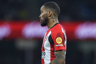Premier Lig maçında Brentford 'lu Ivan Toney' in boyun dövmesi Manchester City ile Brentford arasındaki Etihad Stadyumu, Manchester, İngiltere, 20 Şubat 202