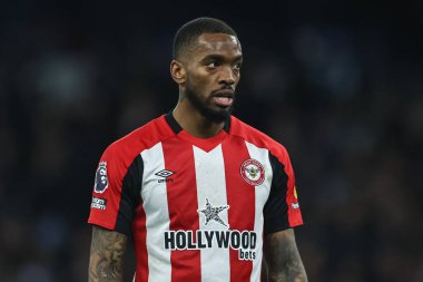 Brentford 'dan Ivan Toney Premier League maçı sırasında Manchester City ile Brentford arasında Etihad Stadyumu, Manchester, İngiltere, 20 Şubat 202