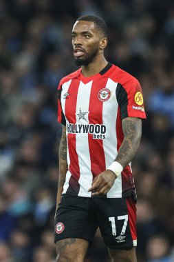 Brentford 'dan Ivan Toney Premier League maçı sırasında Manchester City ile Brentford arasında Etihad Stadyumu, Manchester, İngiltere, 20 Şubat 202