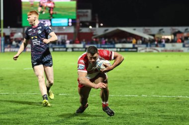 Hull KR 'dan Ryan Hall, 22 Şubat 202' de İngiltere 'nin Hull kentinde oynanan Sewell Group Craven Park' ta oynanan Betfred Süper Lig 2.