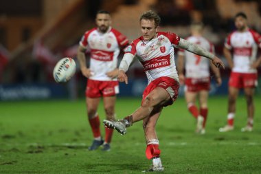 Hull KR 'dan Jez Litten, 22 Şubat 202' de İngiltere 'nin Hull kenti Kingston' da oynanan Sewell Group Craven Park 'ta oynanan Betfred Süper Lig 2.