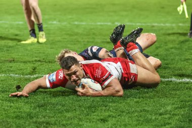 Hull KR 'dan Ryan Hall, 22 Şubat 202' de İngiltere 'nin Hull kentinde oynanan Sewell Group Craven Park' ta oynanan Betfred Süper Lig 2.