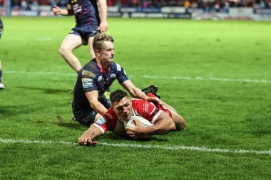 Hull KR 'dan Ryan Hall, 22 Şubat 202' de İngiltere 'nin Hull kentinde oynanan Sewell Group Craven Park' ta oynanan Betfred Süper Lig 2.