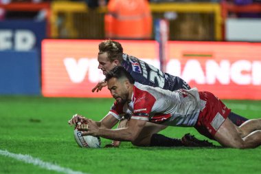 Hull KR 'dan Peta Hiku, 22 Şubat 202' de İngiltere 'nin Hull kenti Kingston' da oynanan Sewell Group Craven Park 'ta oynanan Betfred Süper Lig 2.