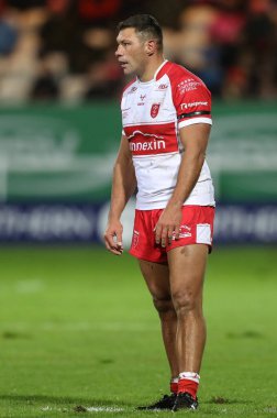Ryan Hall of Hull KR, Betfred Süper Lig 2. Raundunda Hull KR, Leeds Gergedan 'a karşı Sewell Group Craven Park, Kingston upon Hull, Birleşik Krallık, 22 Şubat 202