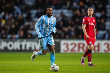 Coventry City 'den Kasey Palmer, Coventry City' nin Preston North End 'e karşı 23 Şubat 202' de Coventry Building Society Arena 'da oynadığı Gökyüzü İddia Şampiyonası maçında görev başında.