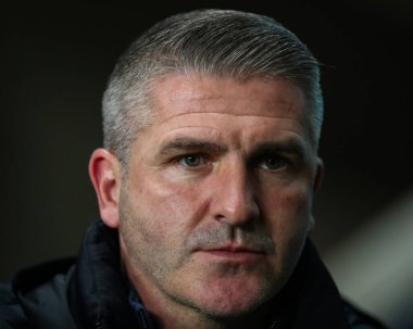 Ryan Lowe, Preston North End Sky Bet Şampiyonası maçında Coventry City, Preston North End 'e karşı Coventry Building Society Arena, Coventry, İngiltere, 23 Şubat 202