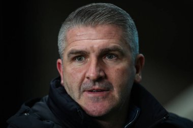 Ryan Lowe, Preston North End Sky Bet Şampiyonası maçında Coventry City, Preston North End 'e karşı Coventry Building Society Arena, Coventry, İngiltere, 23 Şubat 202