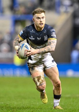 Morgan Smith Hull FC, 23 Şubat 202 'de İngiltere' nin Warrington şehrindeki Halliwell Jones Stadyumu 'nda oynanan Betfred Süper Lig 2.