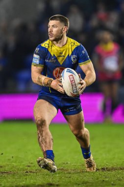 Warrington Wolves 'tan Danny Walker, 23 Şubat 202' de Warrington Wolves 'a karşı Hull FC' nin oynadığı Betfred Süper Lig karşılaşmasında sahada.