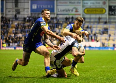Liam Sutcliffe Hull FC, 23 Şubat 202 'de İngiltere' nin Warrington şehrindeki Halliwell Jones Stadyumu 'nda oynanan Warrington Wolves vs Hull FC maçında yenilmiştir.