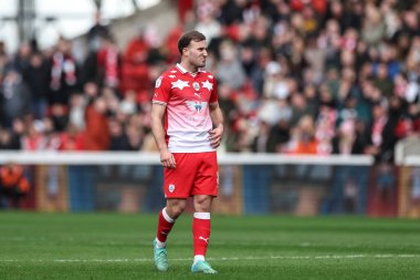 Barnsley takımından Herbie Kane 24 Şubat 202 tarihinde Oakwell, Barnsley, İngiltere 'de oynanan 1.