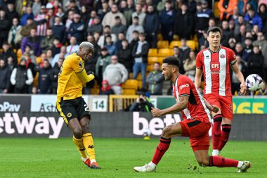 Wolverhampton Wanderers 'dan Toti Gomes, İngiltere' nin Wolineux kentinde oynanan Premier League maçında Wolverhampton Wanderers - Sheffield United maçında gol attı.